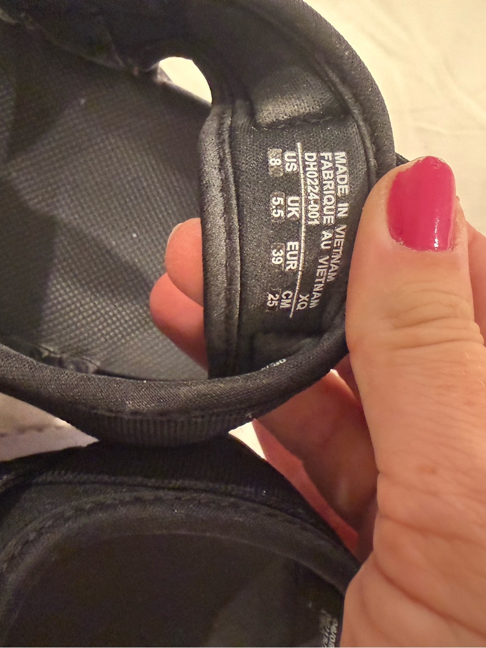 Nike Black Platform Strappy Sandals for Women- Size 8 - Picture 4 of 5